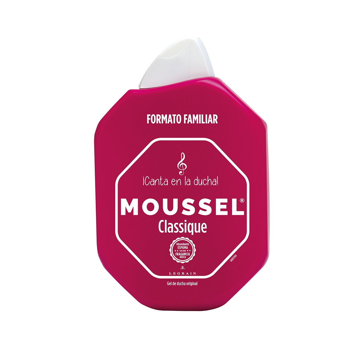 Gel de ducha MOUSSEL clásico formato familiar bote 900 ml