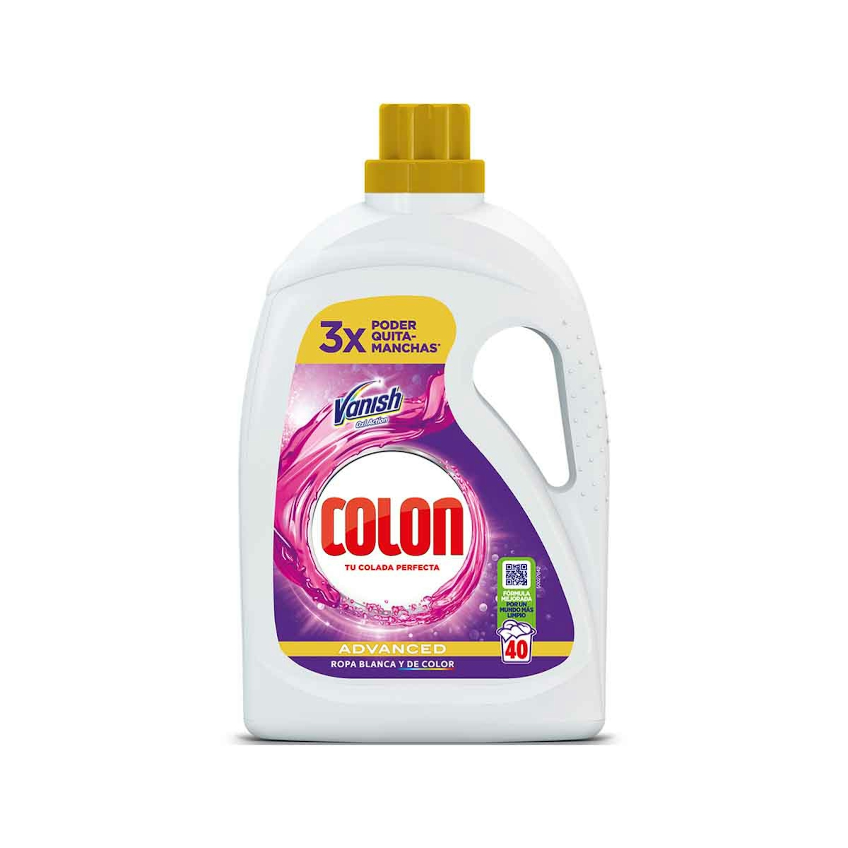 Detergente Gel Vanish Advance Colon 40 Dosis