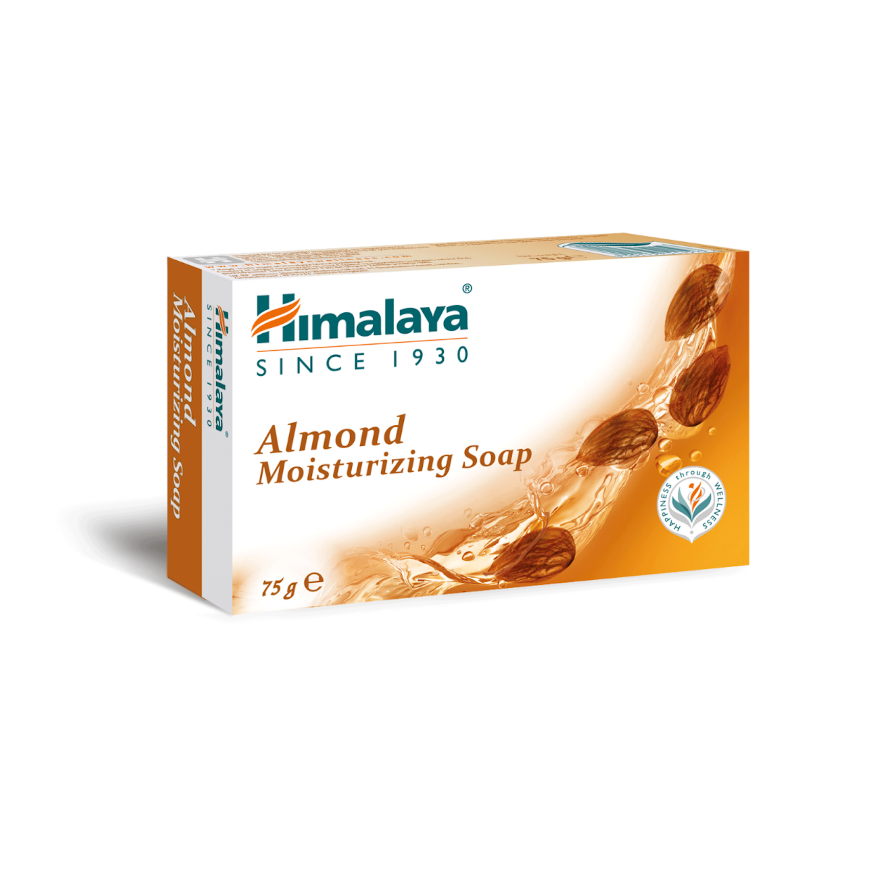 jabón hidratante de almendras HIMALAYA pastilla 75 gr 0