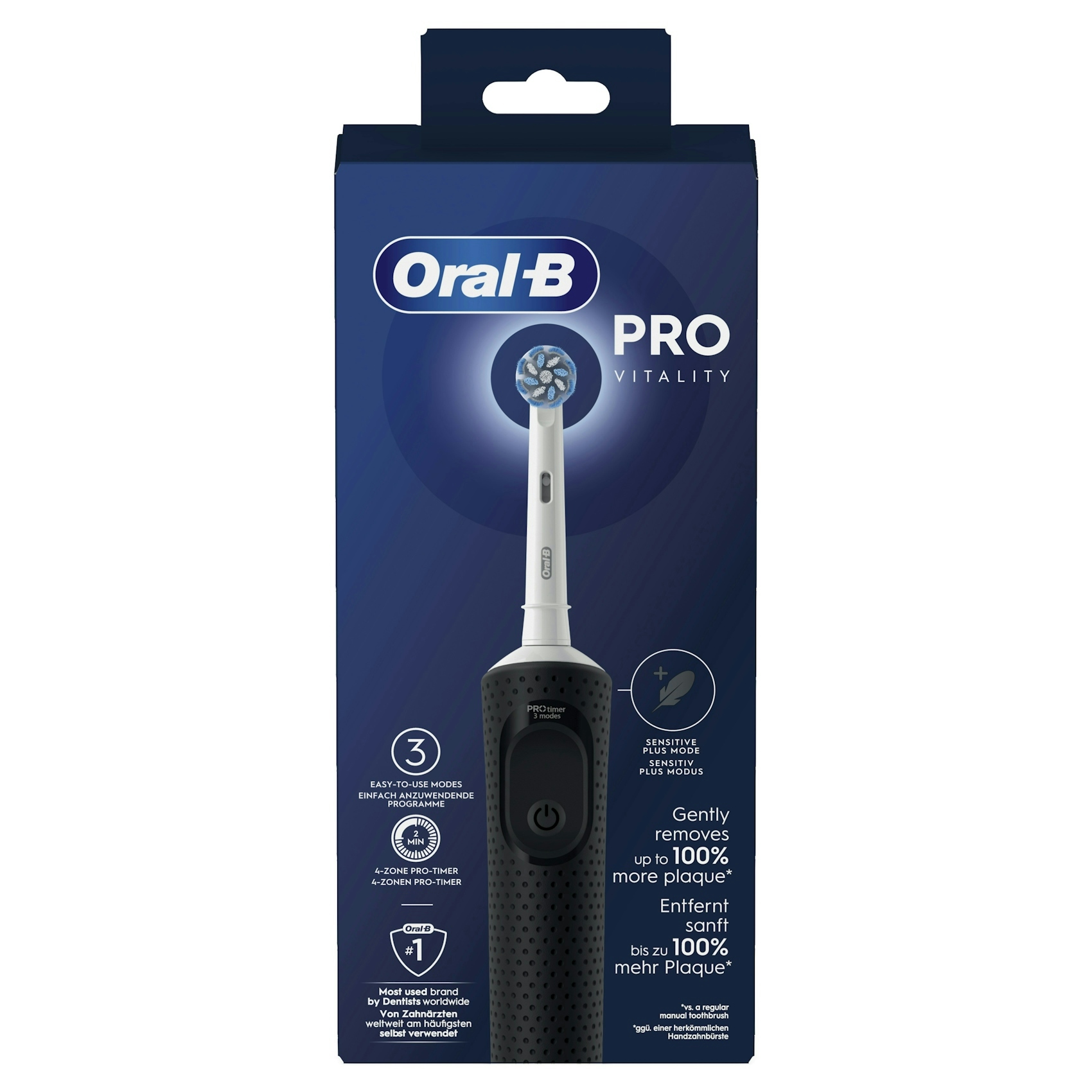 Cepillo Eléctrico Dental Vitality Pro Negro Oral-B Cepillo Eléctrico Dental Vitality Pro Negro Oral-B 0