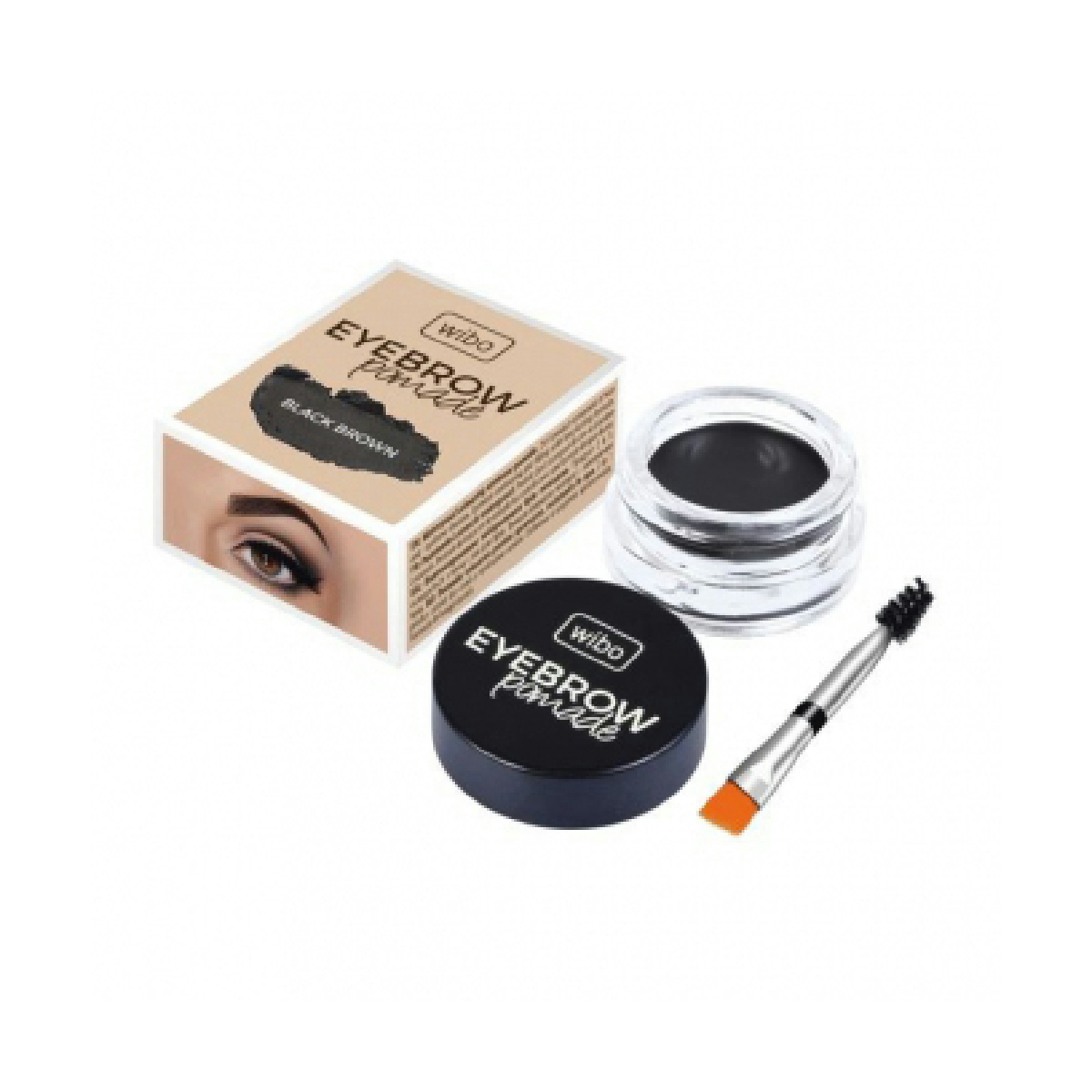Creme Para Sobrancelhas Eyebrow Pomade 3 Black Brown Wibo Creme Para Sobrancelhas Eyebrow Pomade 3 Black Brown Wibo 0