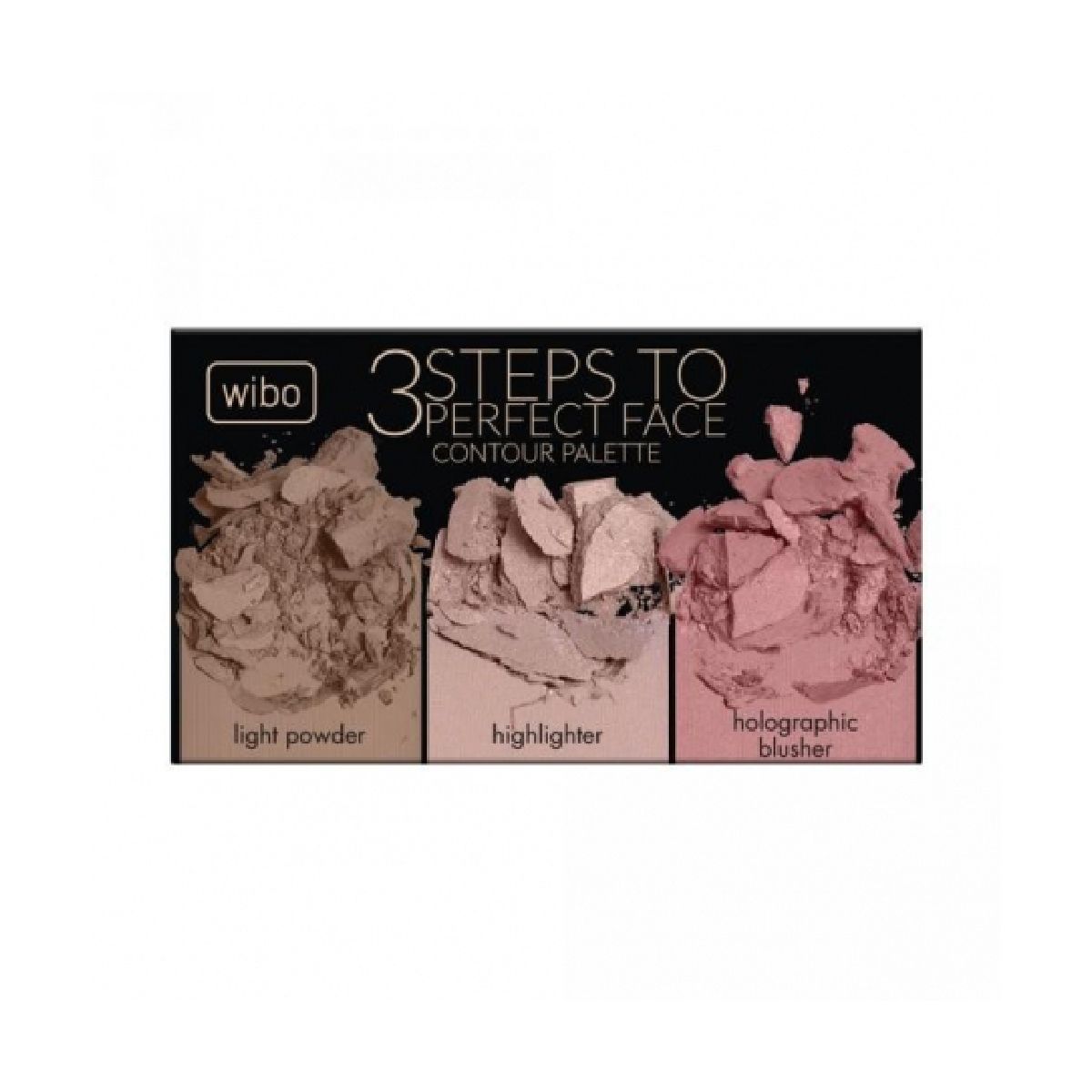 Imagen de Paleta Contorno 3 Steps To Perfect Face Wibo Tono Claro