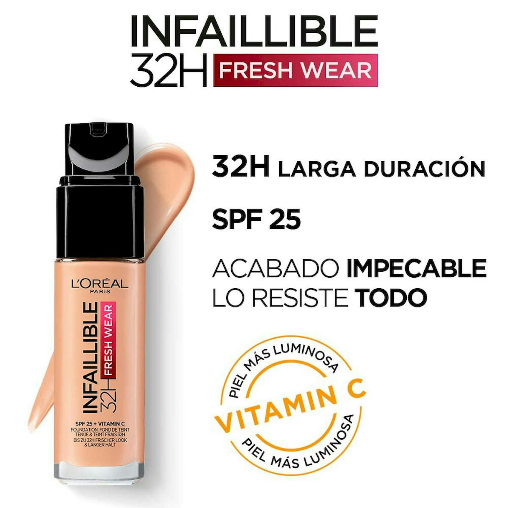 Base De Maquillaje Infallible 32H Fresh Wear L'Oréal Paris