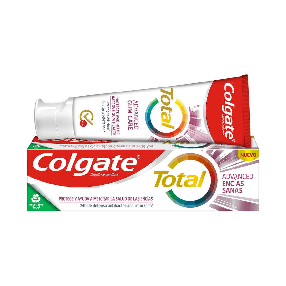 Pasta de dientes Colgate Total Advanced Encías Sanas 24h de protección completa 75ml