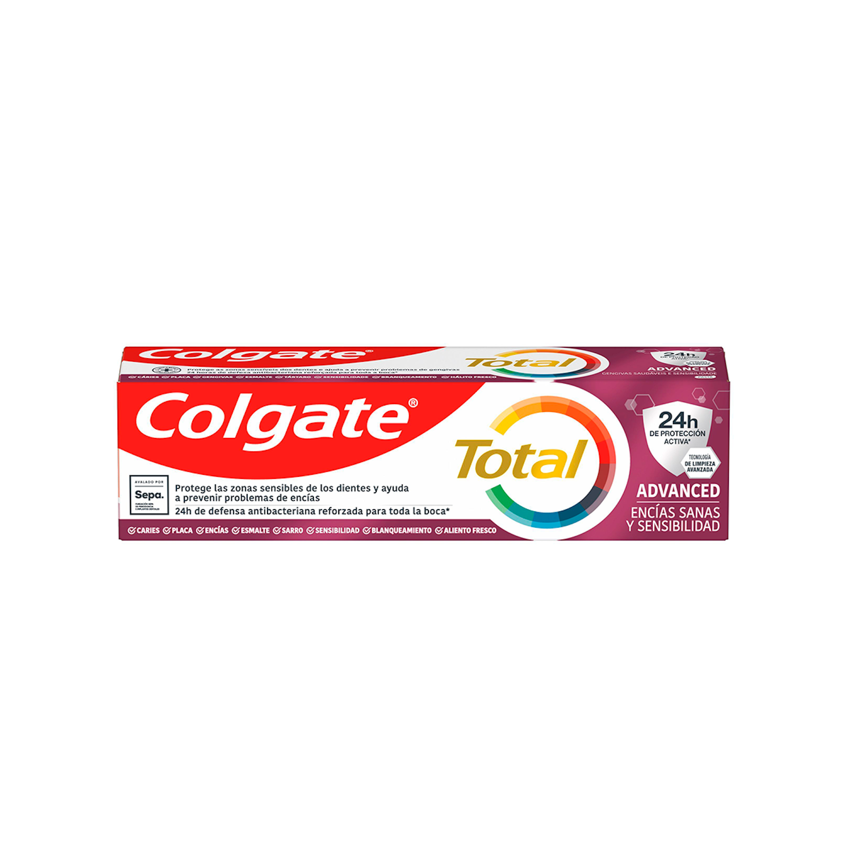 Pasta de dientes Colgate Total Advanced Encías Sanas 24h de protección completa 75ml