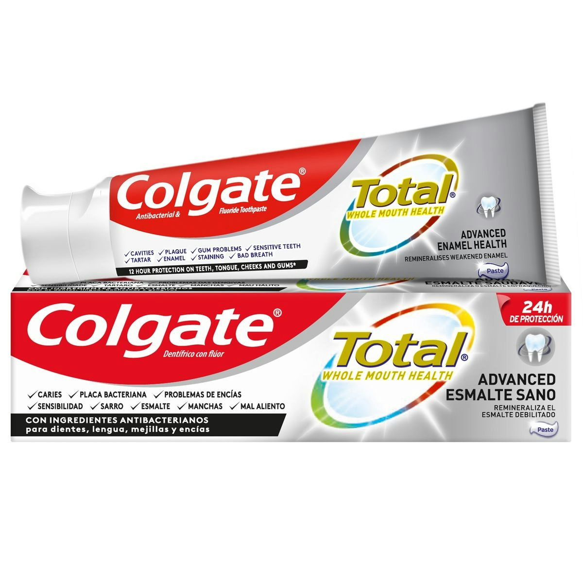 Pasta dentífrica COLGATE esmalte sano tubo 75 ml