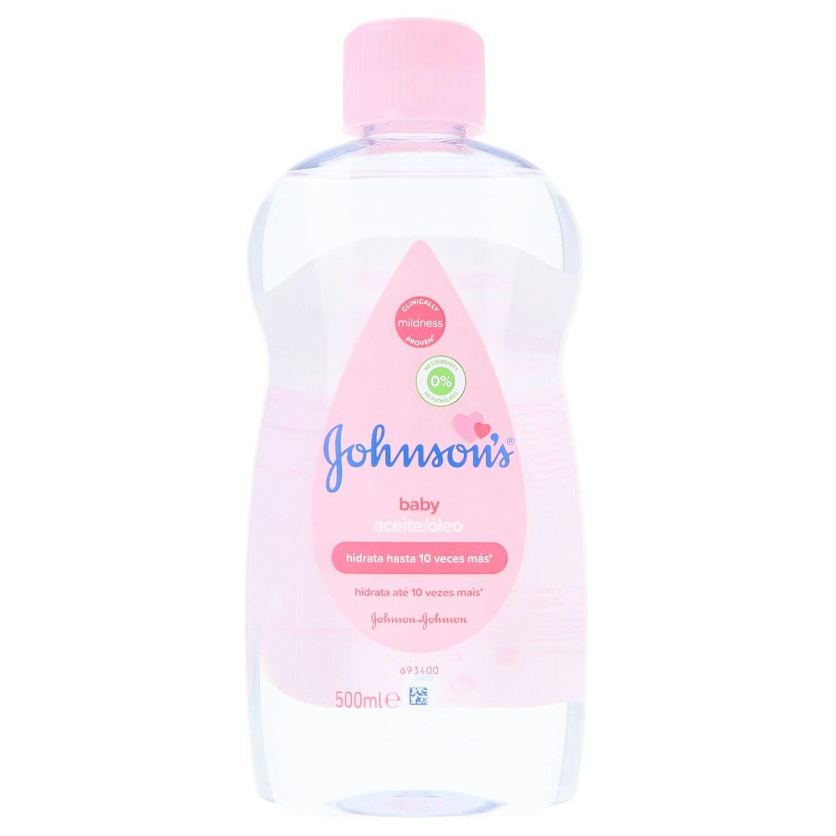 Aceite Clásico Johnson's Baby 500Ml Aceite Clásico Johnson's Baby 500Ml 0