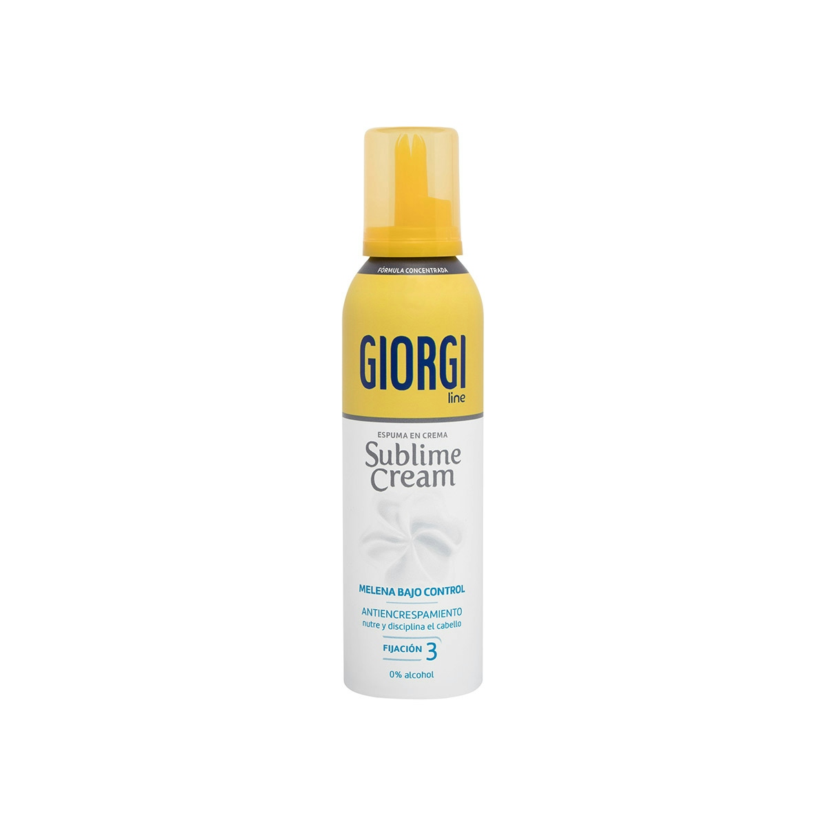 Espuma fijadora en crema GIORGI LINE sublime fijación 3 spray 150 ml