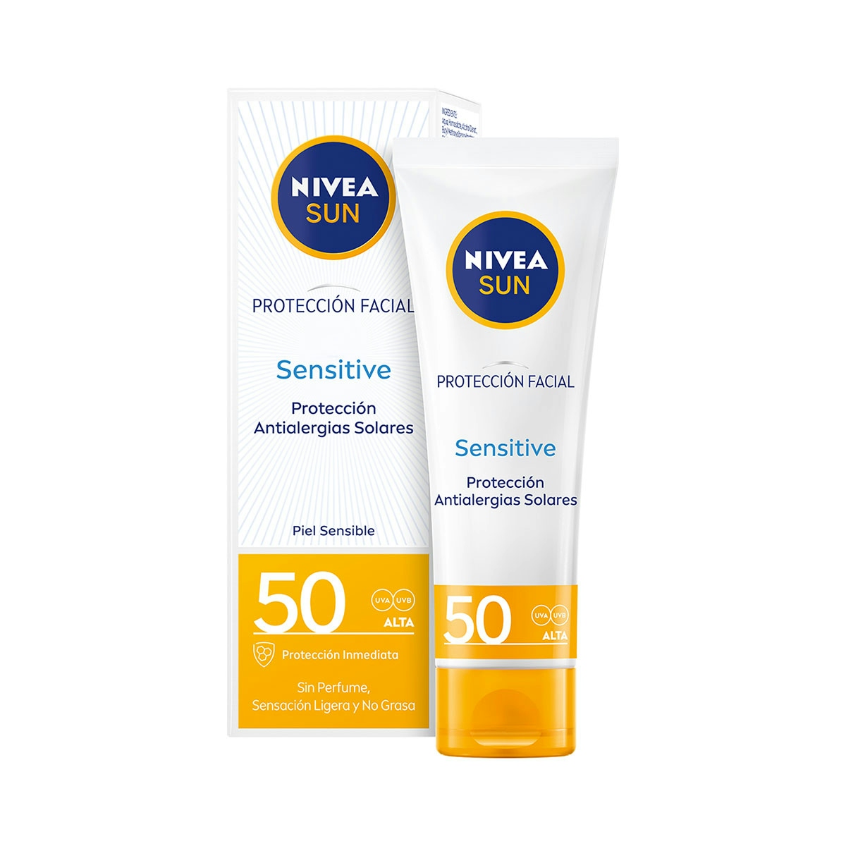 Protección Facial Sensitive Fp 50 NIVEA 50Ml