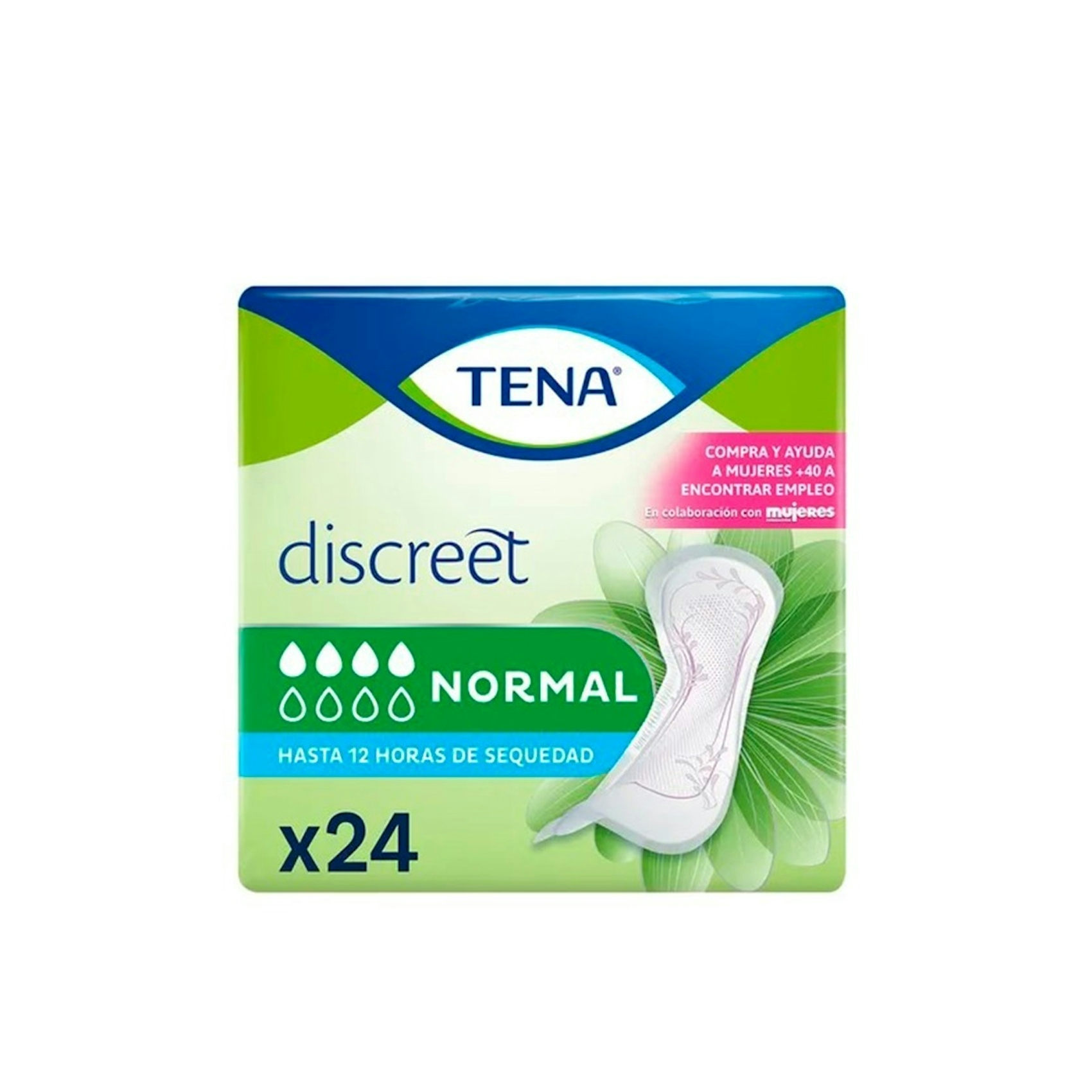Compresas Incontinencia TENA Discreet Normal 24 ud