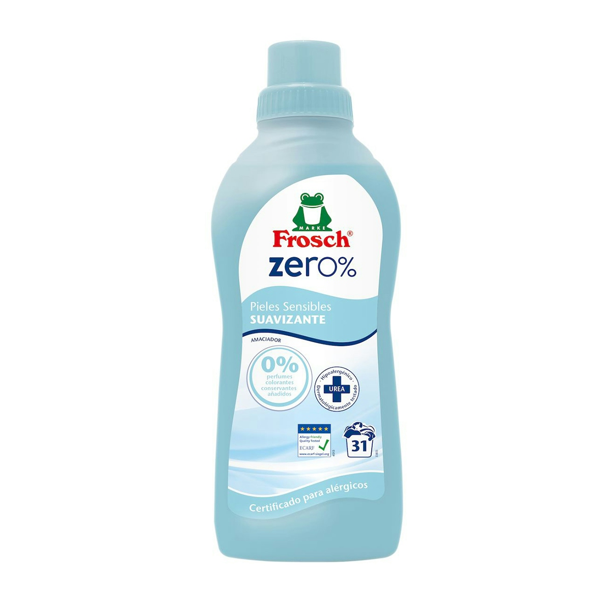 Frosch Zero suavizante concentrado pieles sensibles botella 31 lv