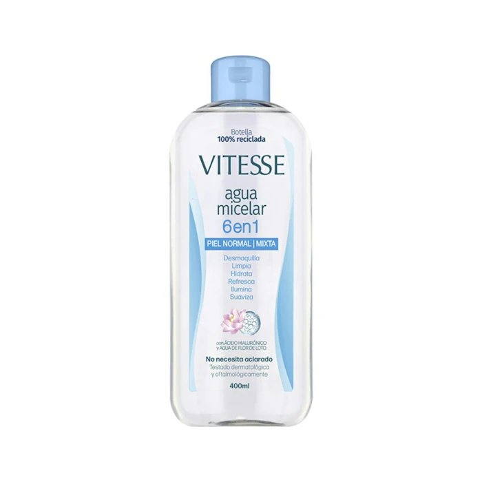 Agua Micelar 6 En 1 Piel Normal Y Mixta Vitesse 400Ml