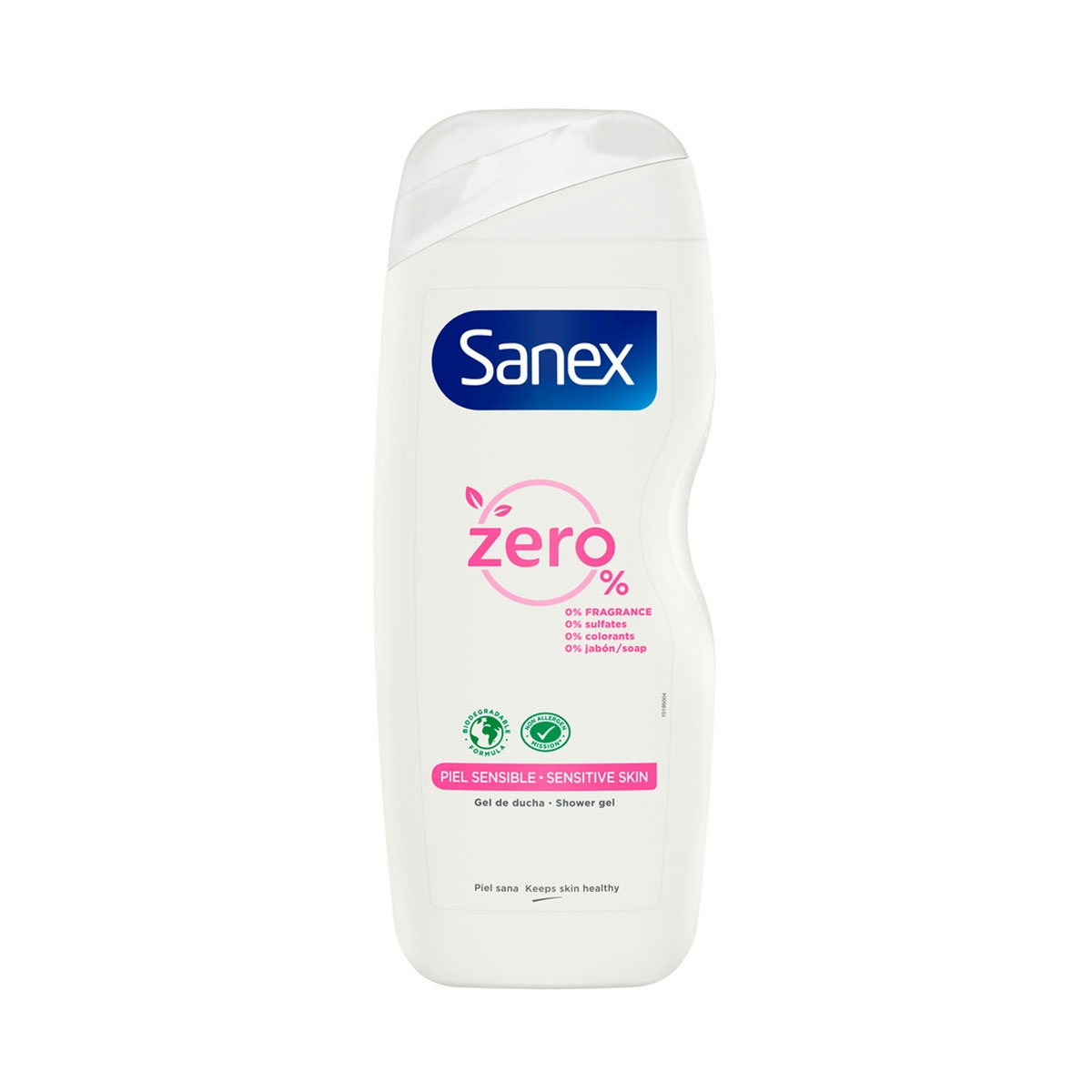 Gel de ducha o baño Sanex Zero% hidratantes piel sensible 550ml