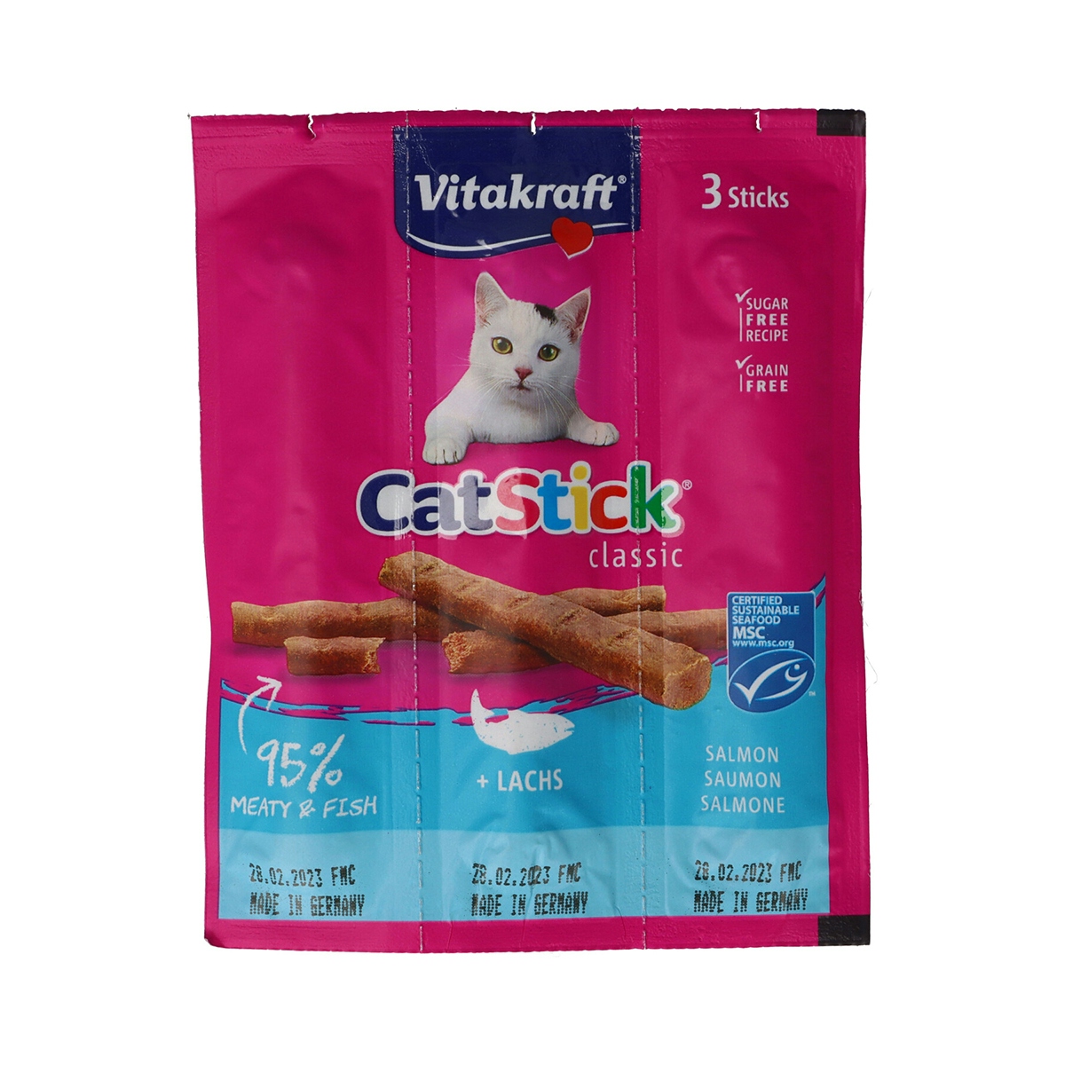 Snack gato stick VITAKRAFT 3x18 gr