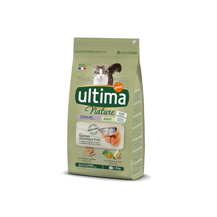 Ultima Pienso Gatos Esterilizado Salmón Nature 1.25Kg