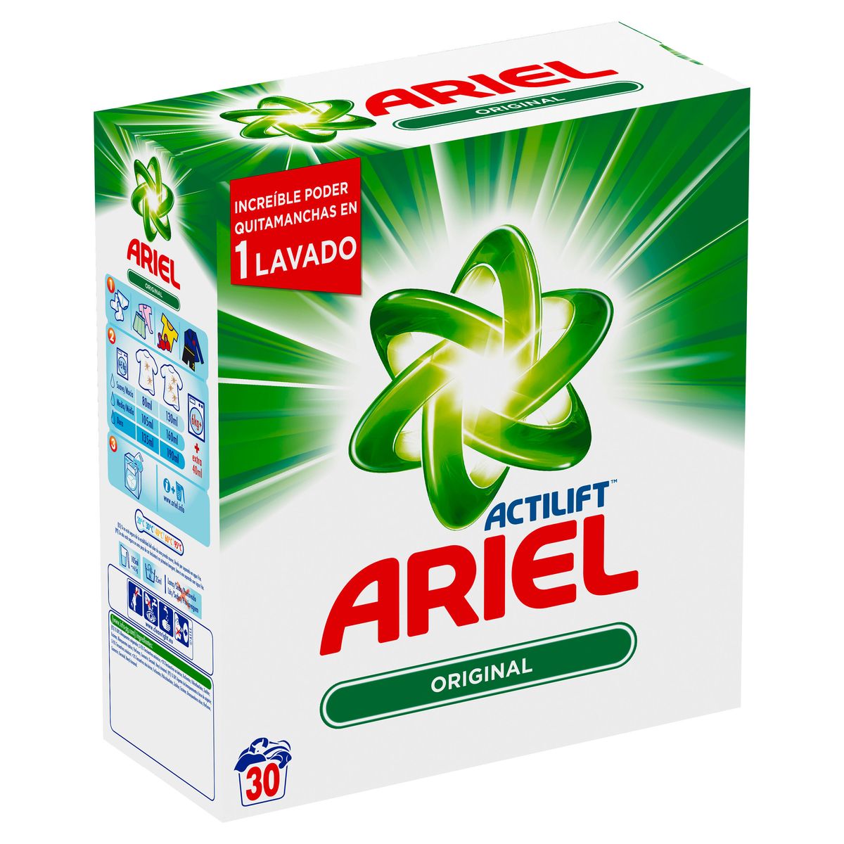 Imagen de Detergente En Polvo Original Ariel 30 Lv