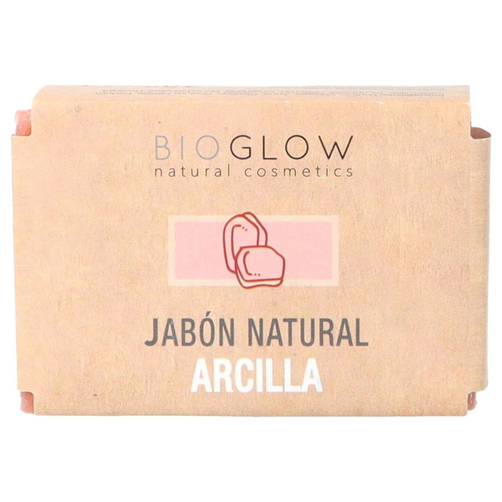 Jabón Natural Arcilla Roja BIOGLOW 100 gr