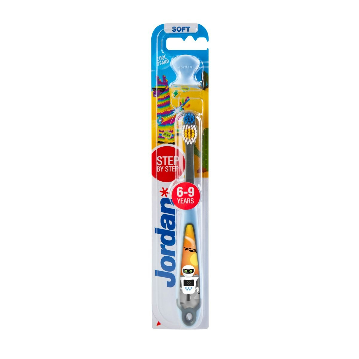 Cepillo dental para niños JORDAN 6-9 años 1 ud