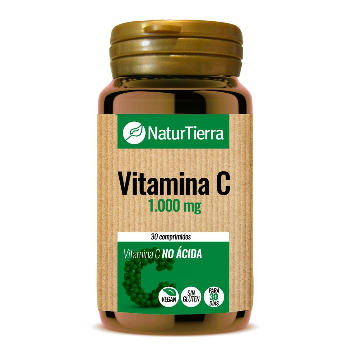Vitamina C NATUR TIERRA 30 uds