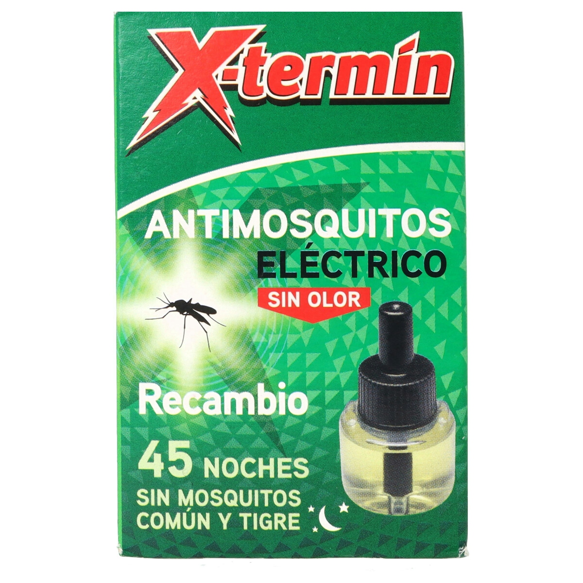 Insecticida eléctrico antimosquitos XTERMIN recambio 1 ud.