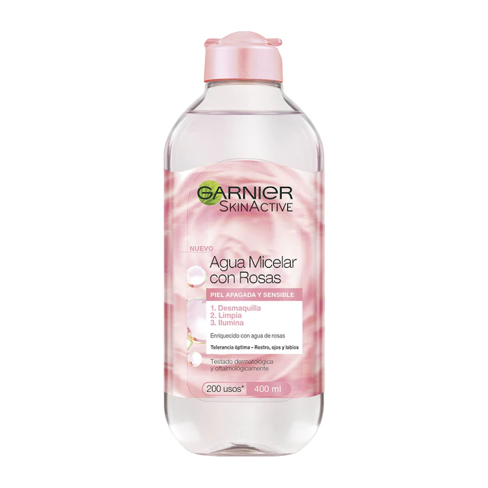 Agua Micelar Con Rosas Garnier 400Ml