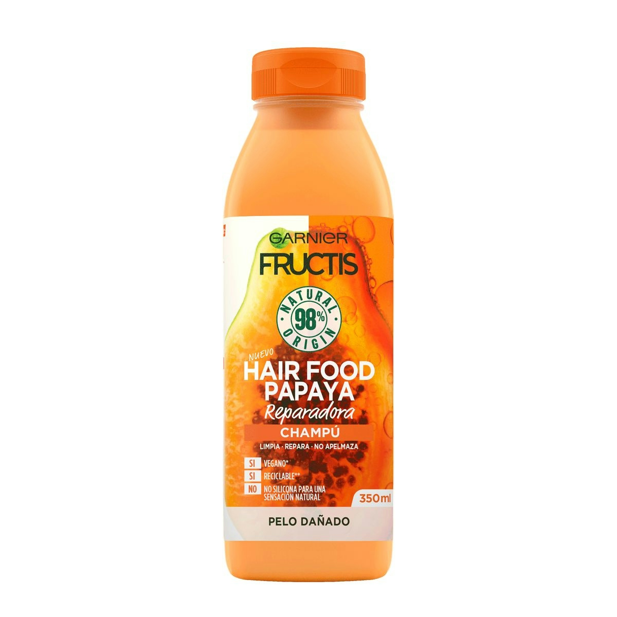 Champú Reparador papaya FRUCTIS Hair Food  350 ml