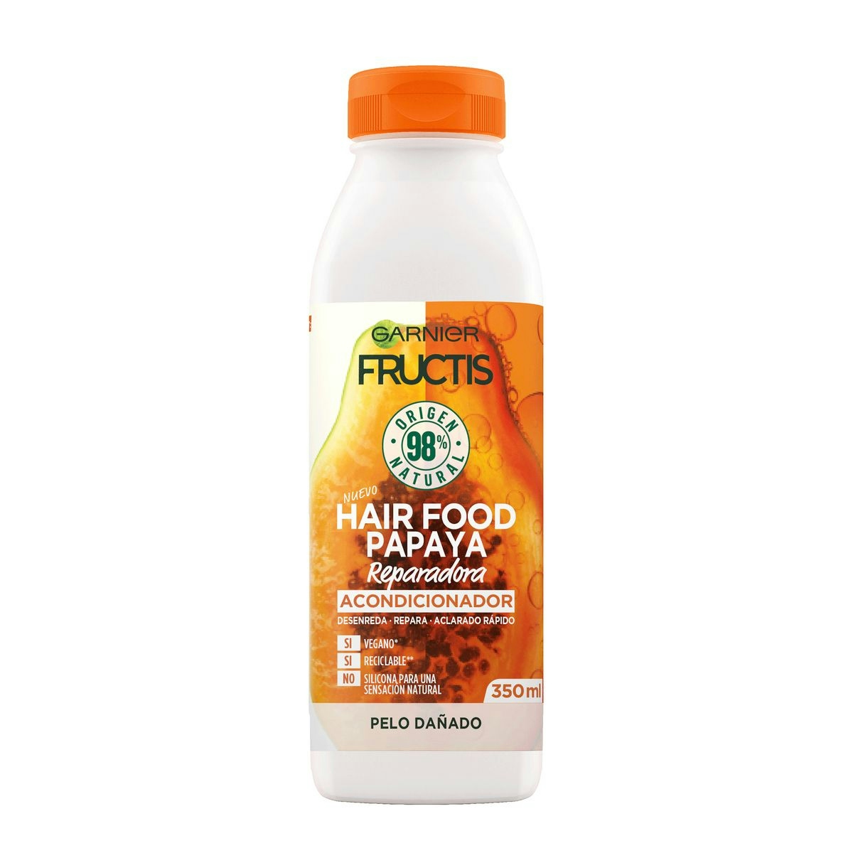 Acondicionador reparador papaya FRUCTIS Hair Food 350 ml