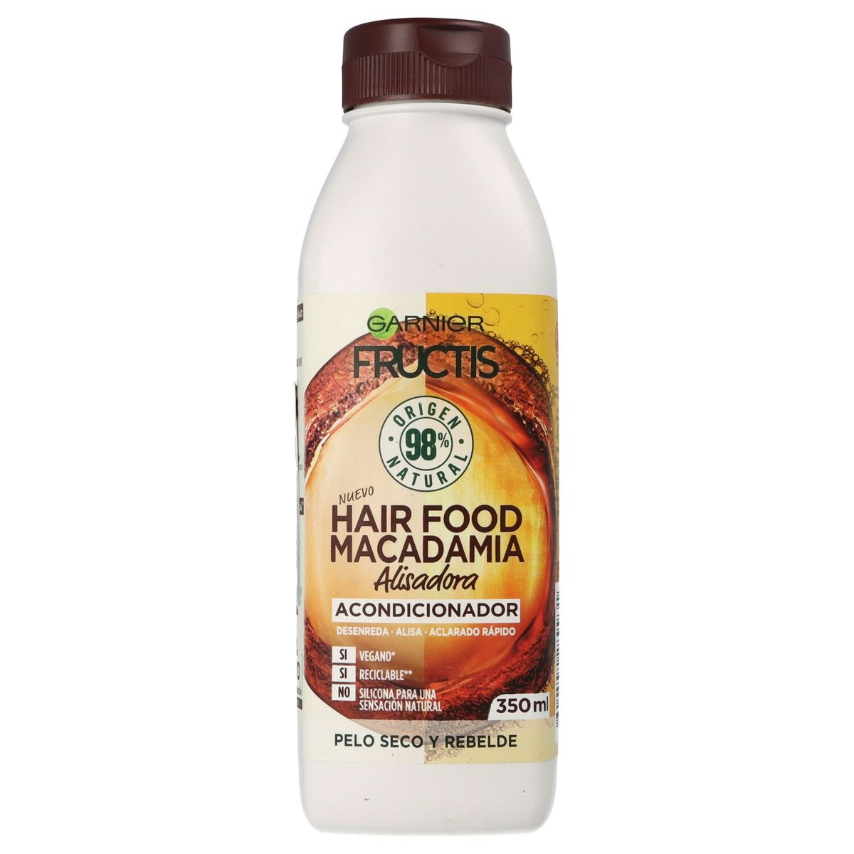Acondicionador Alisador Macadamia FRUCTIS Hair Food 350 ml