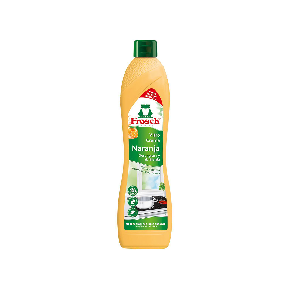 Imagen de Limpiador Vitro Crema Naranja Frosch 500Ml