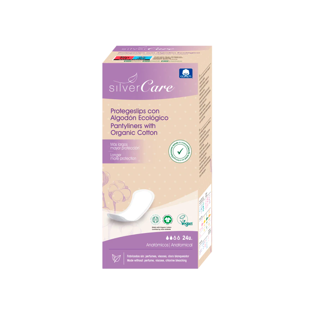 Imagen de Protegeslips Eco Silvercare 30 Uds