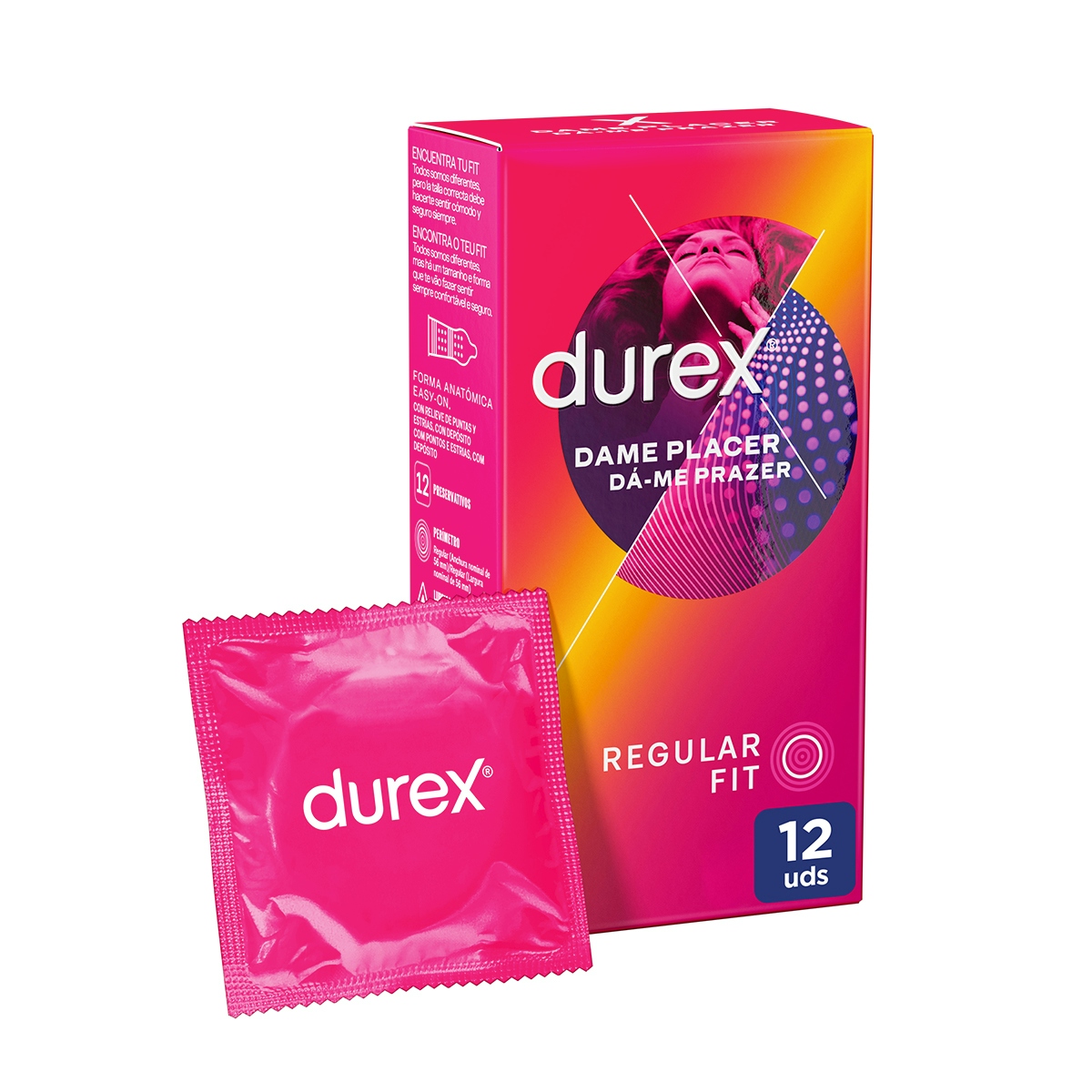 Preservativo dame placer DUREX 12 uds