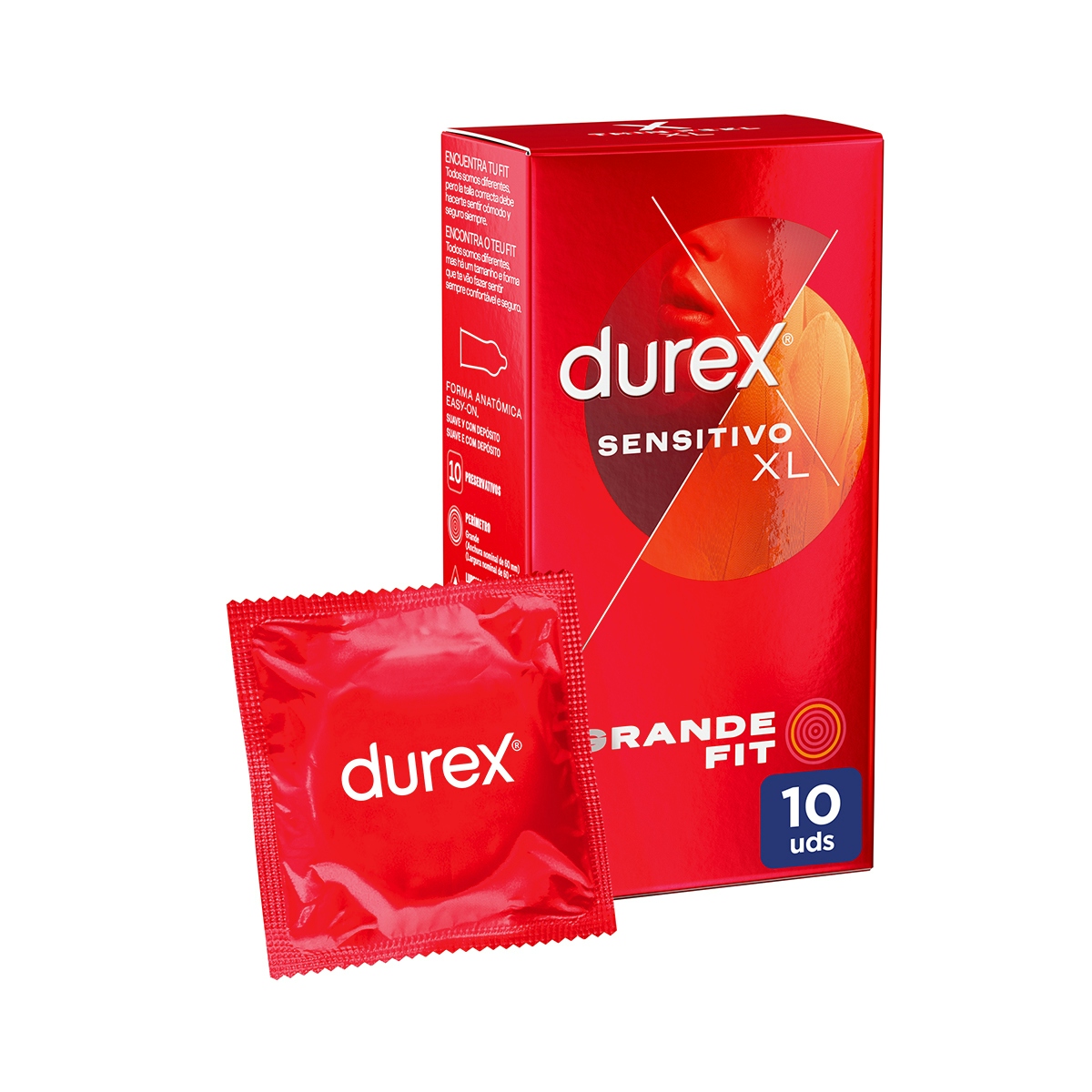 Preservativos sensitivo suave XL DUREX 12 uds