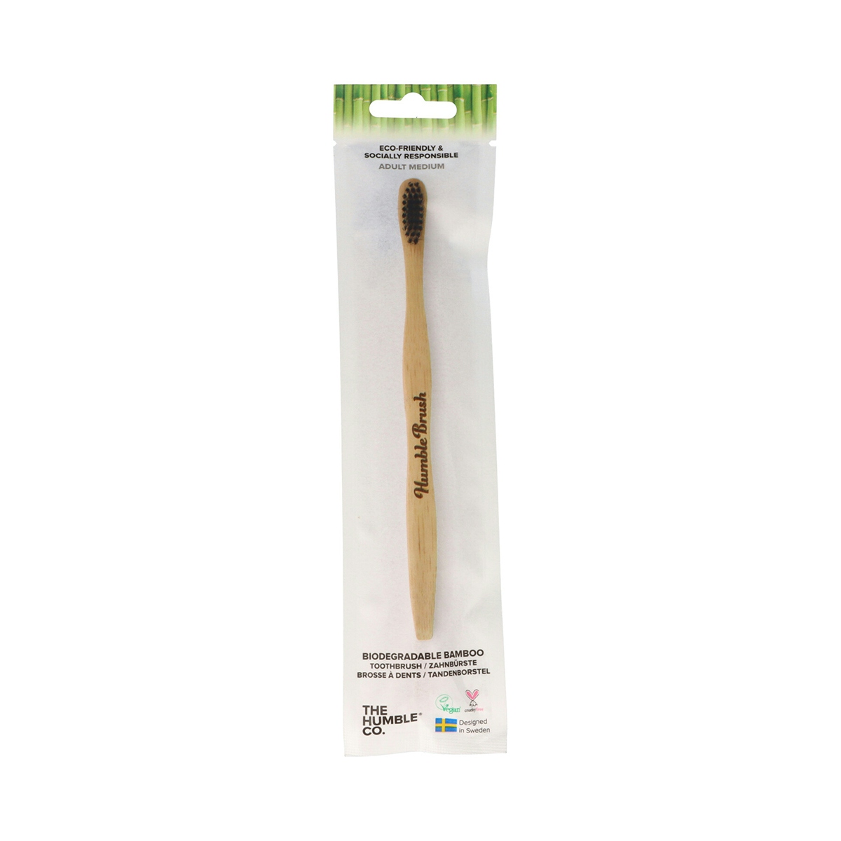 Cepillo de dientes Bambú medio HUMBLE BRUSH 1 ud