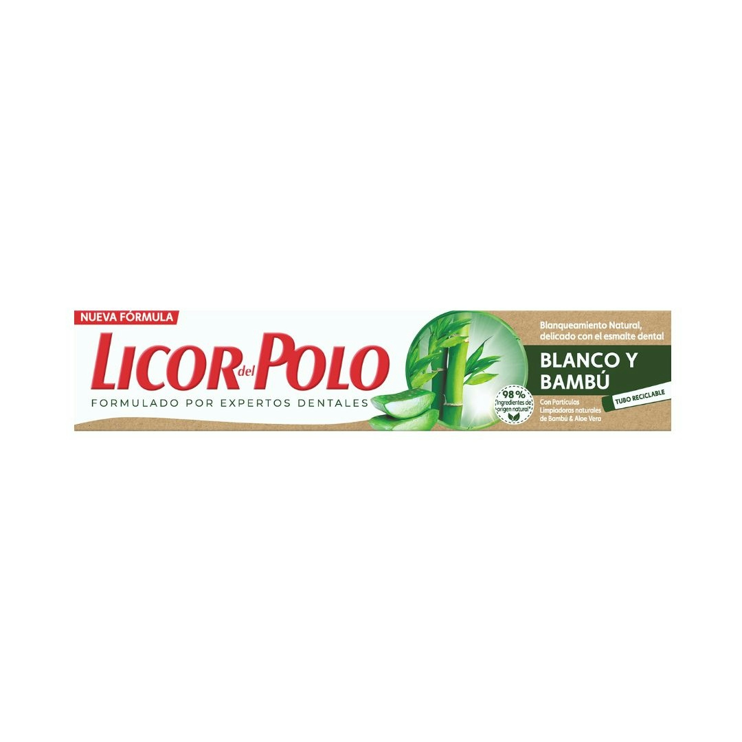 Dentífrico blanco & bambú LICOR DEL POLO 75 ml