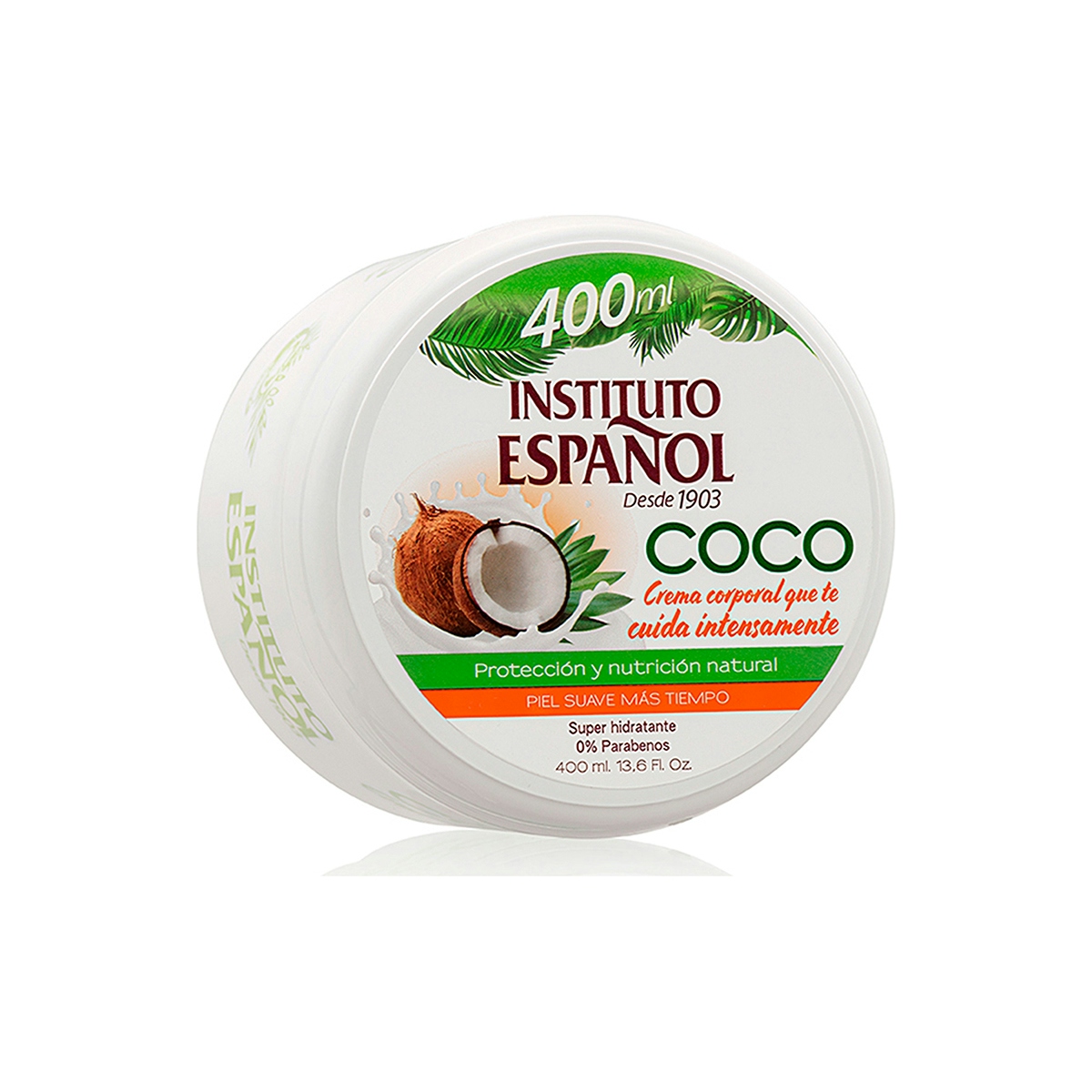 Crema Corporal Coco Tarro Instituto Español 400Ml Crema Corporal Coco Tarro Instituto Español 400Ml 0
