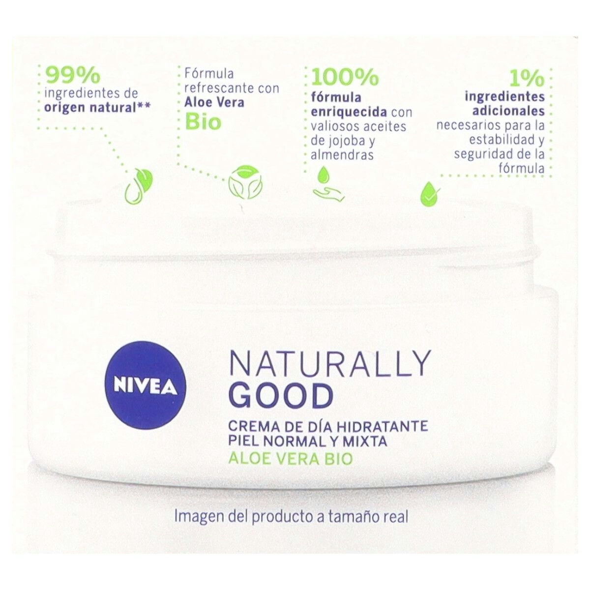 Crema hidratante Bio aloe vera NIVEA 50 ml
