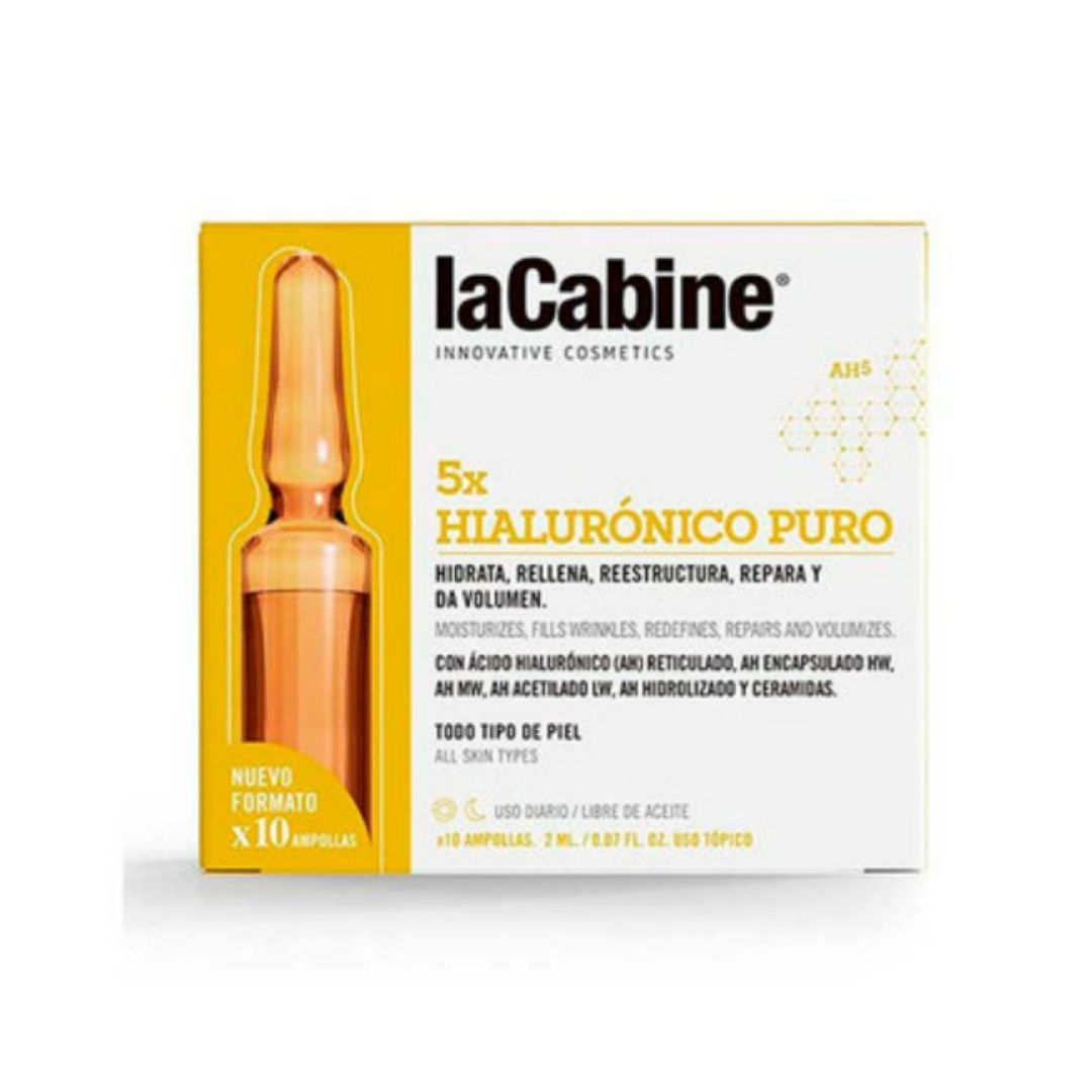 Imagen de Ampollas 5Xpure Hyaluronic La Cabine 10 Uds 2Ml
