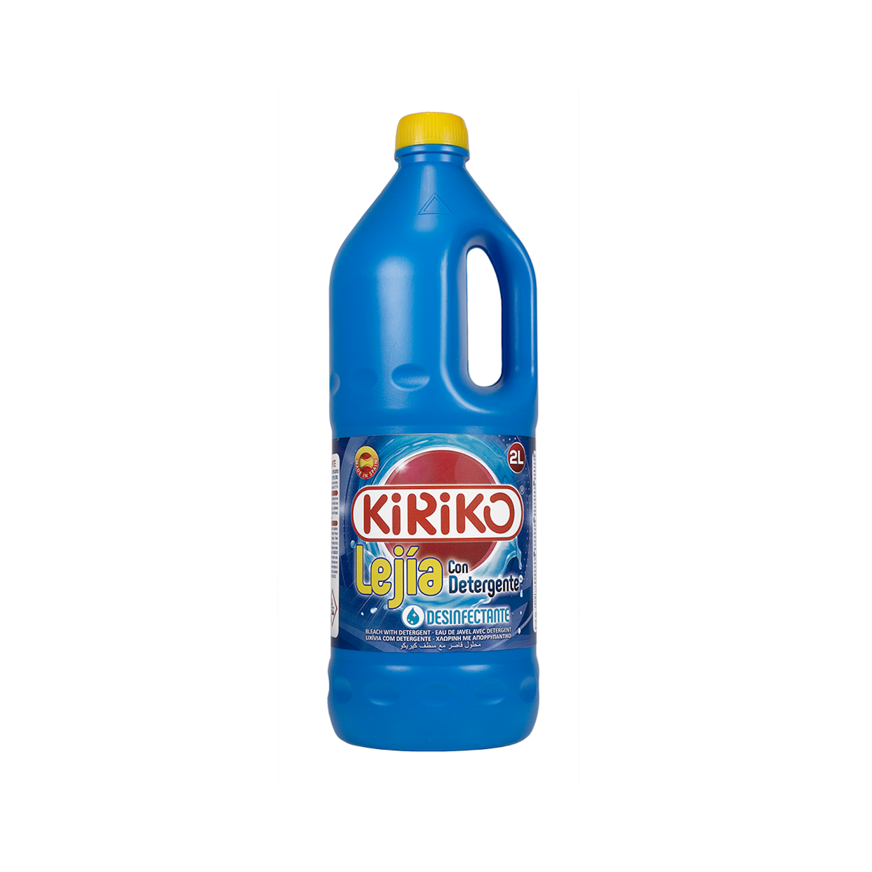 Lejía detergente azúl KIRIKO 2 lt 0