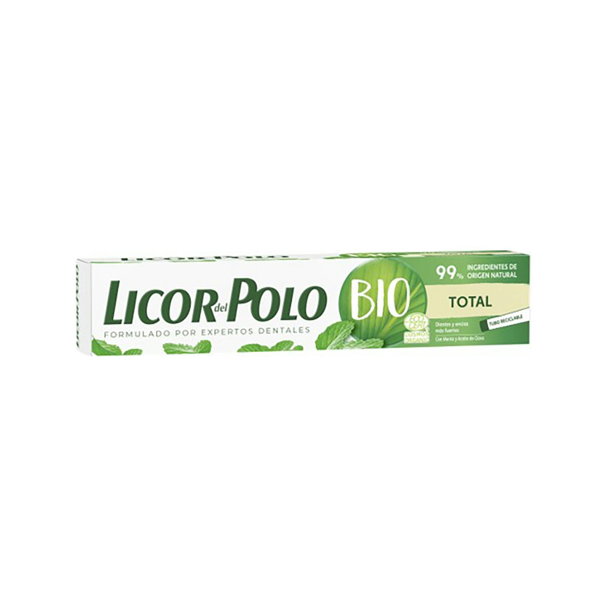 Pasta de dientes natural LICOR DEL POLO Bio tubo 75 ml