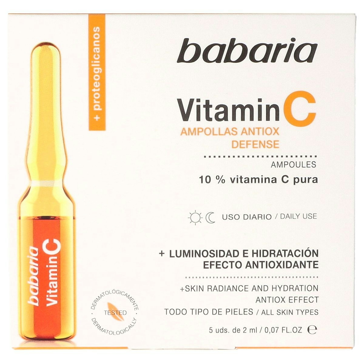 Ampolla facial Vitamina C BABARIA 10 ml