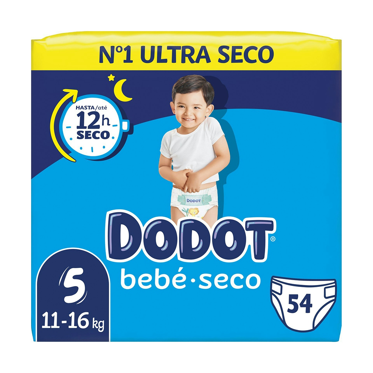 Dodot Bebé Seco Value Pack Talla 5 - 54 uds.
