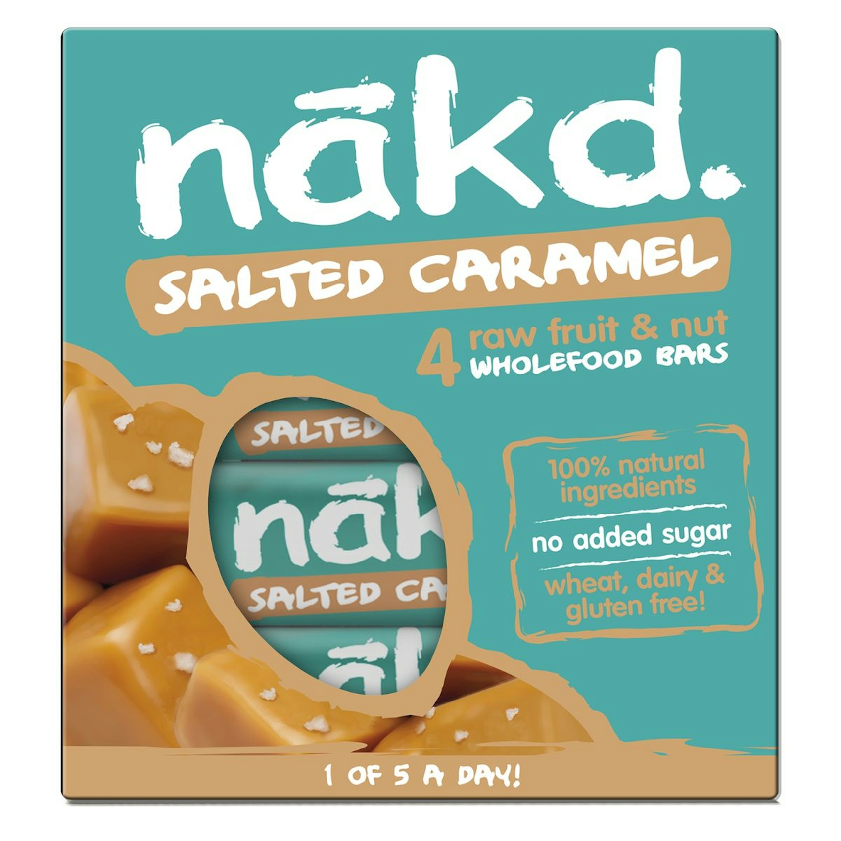 Barrita Con Caramelo Y Sal Nakd Caja 4X35 Gr 0