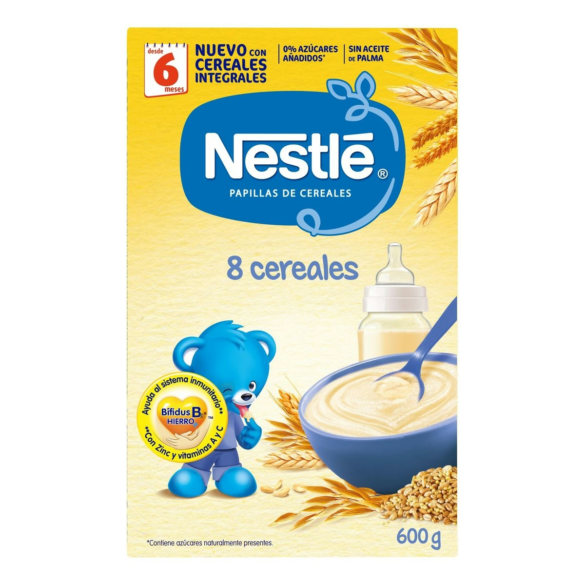 Papilla 8 cereales Bifi NESTLE 600 gr