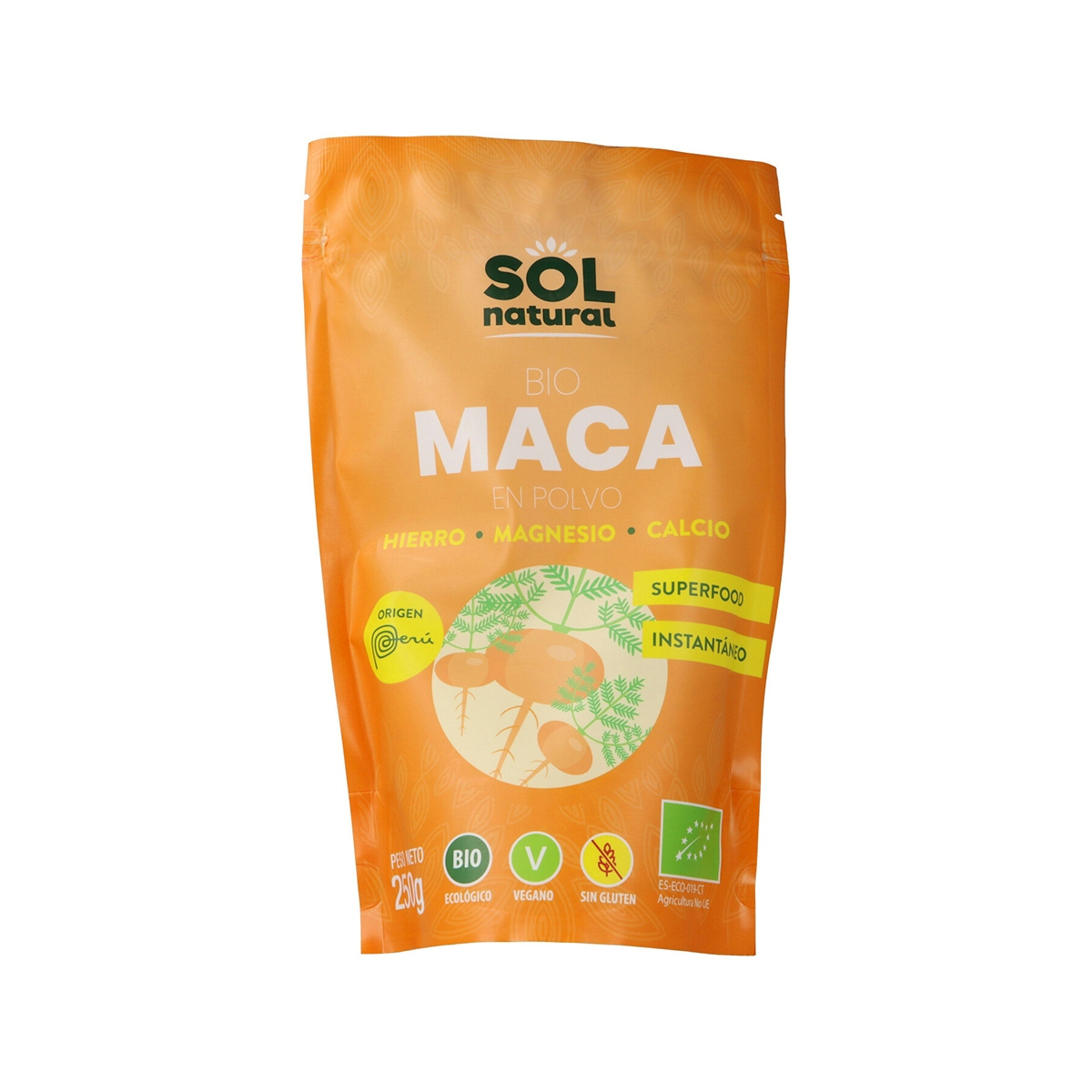 Maca Em Pó Sol Natural 250 Gr Maca Em Pó Sol Natural 250 Gr 0