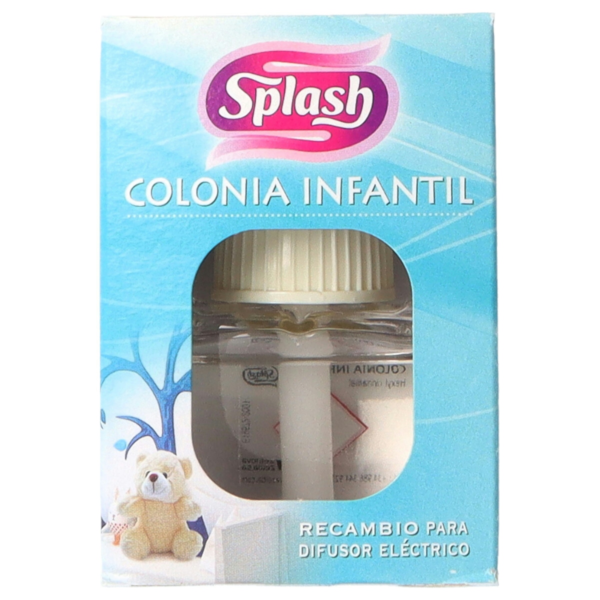 Ambientador eléctrico recambio colonia infantil Splash 25 ml