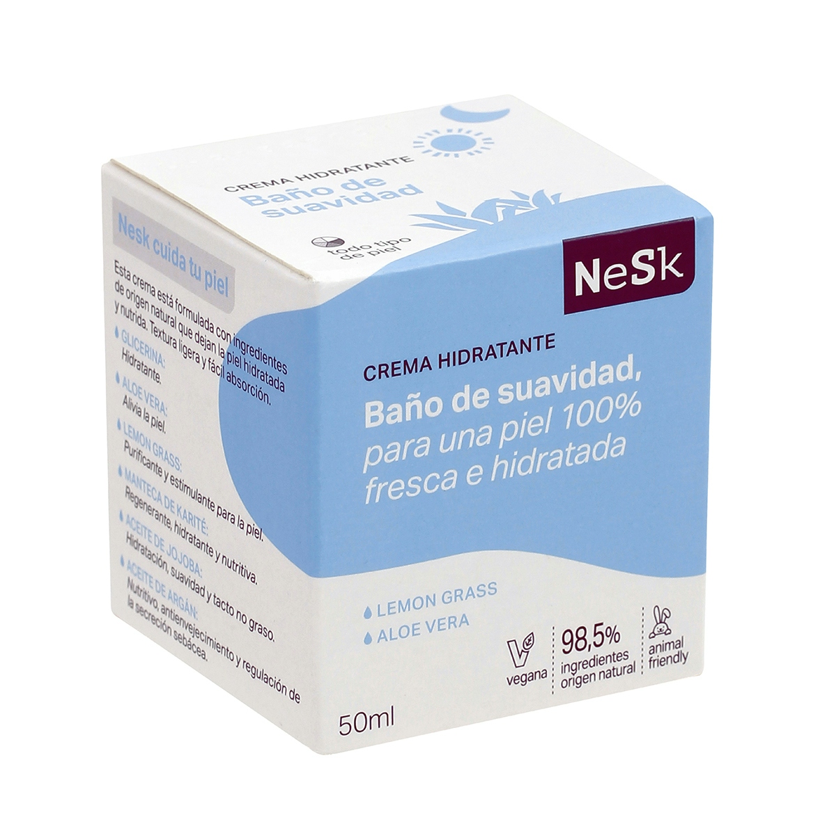 Crema Hidratante "Baño de Suavidad" de NeSk 50 ml