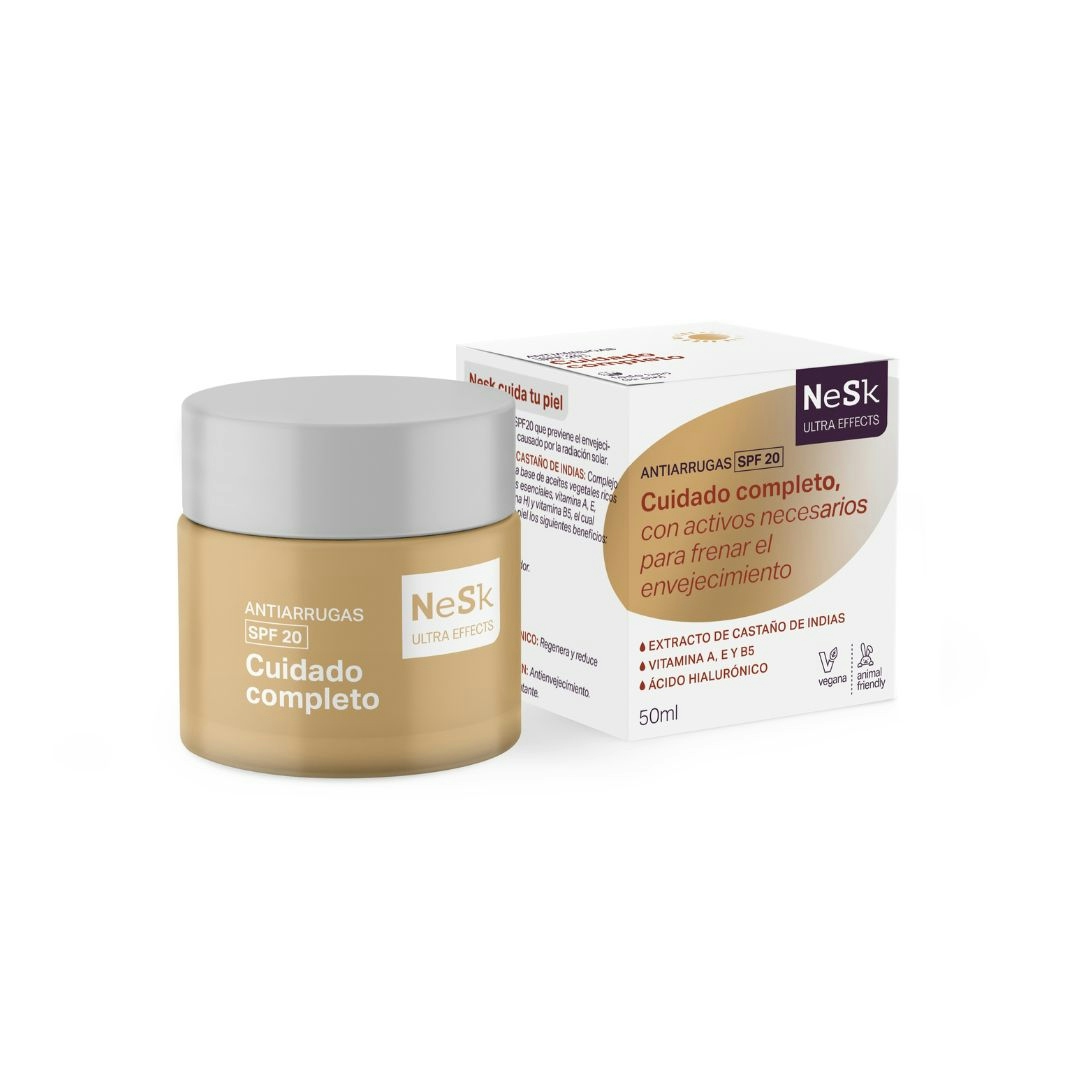 Crema facial cuidado anti-arrugas tratamiento día con SPF20 NeSk Ultra Effects 50 ml