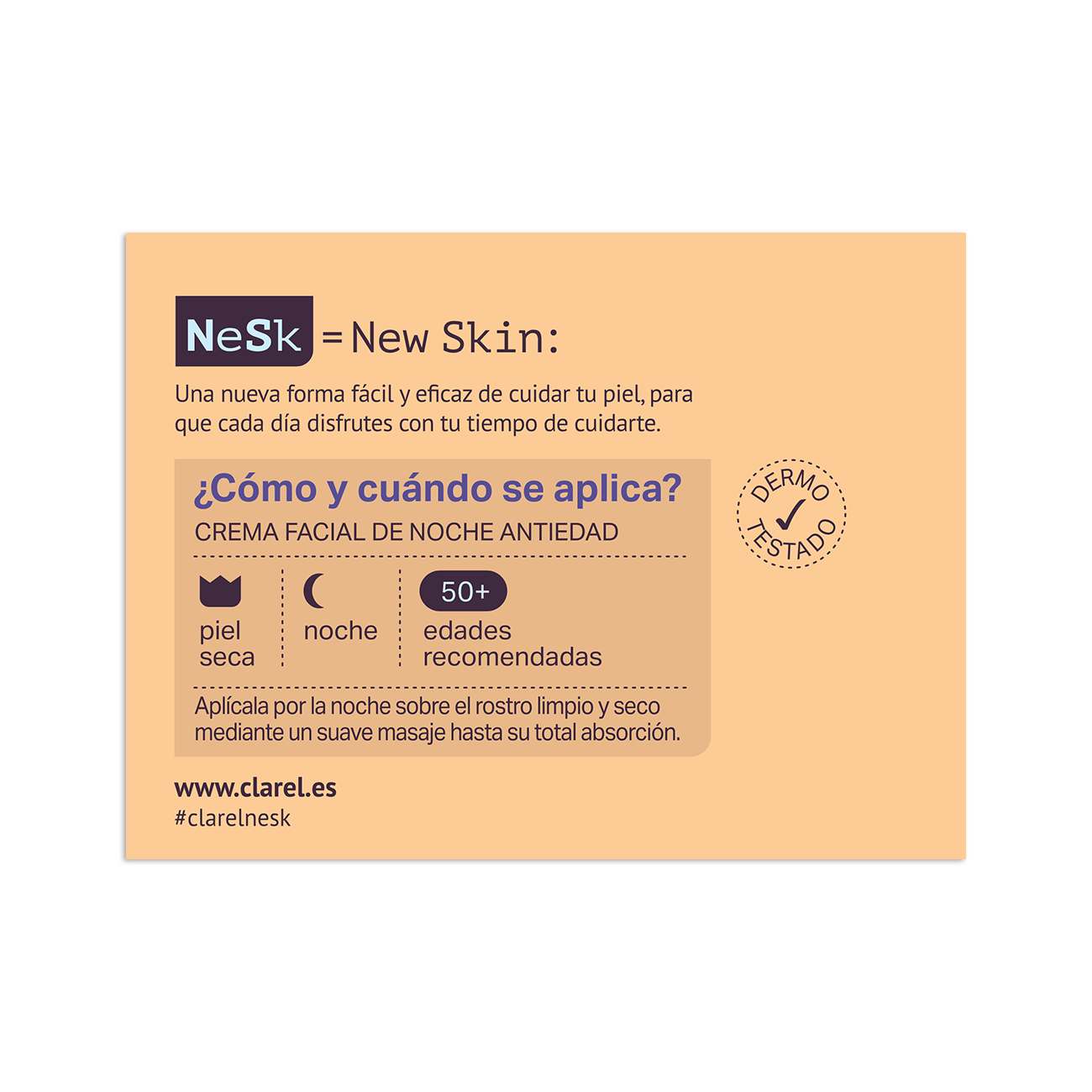 Crema facial cuidado anti-edad tratamiento noche NeSk Pro Skin  50 ml