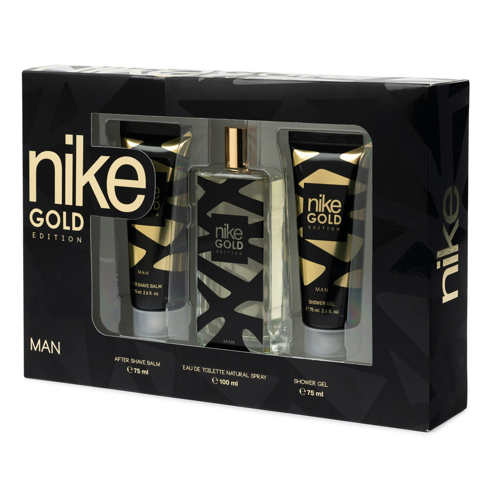 Nike Gold Edition Man Edt N/S 100Ml / After Shave 75Ml / Gel Baño 75Ml