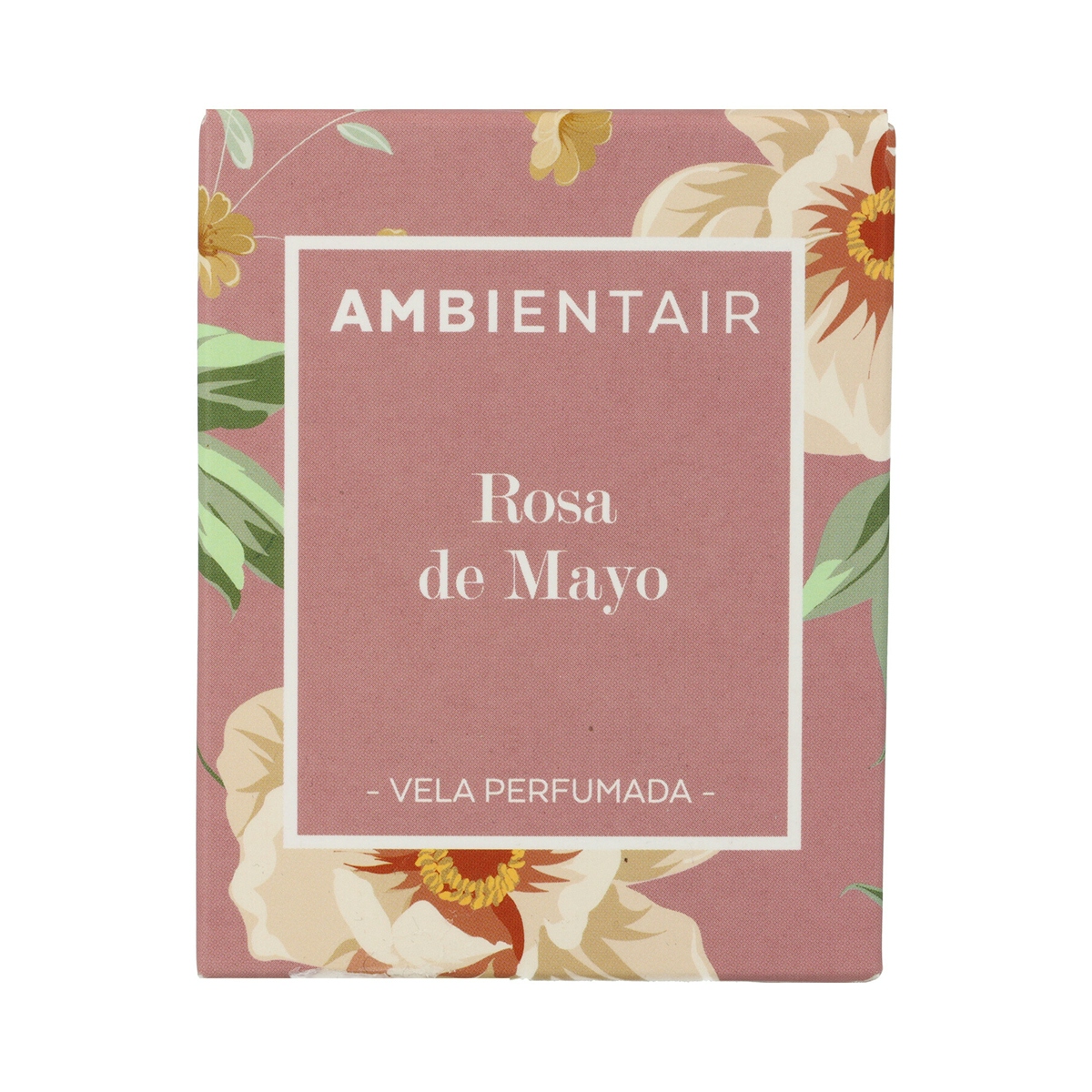 Vela 30h Rosa de Mayo Floral AMBIENT AIR 1 ud